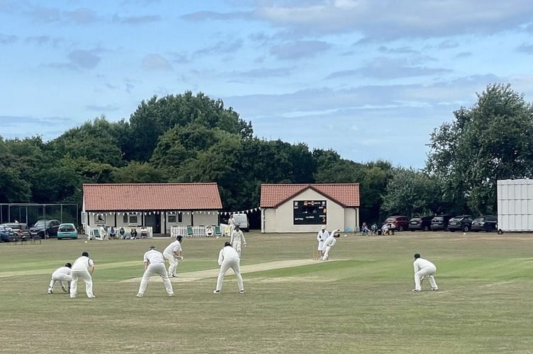 Kilve Cricket Club whose ground is situated by the sea