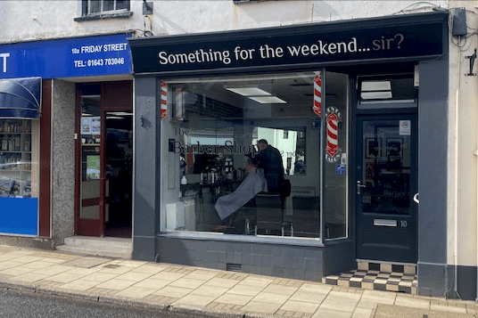 Something for the weekend ... sir? barber shop in Minehead was the scene of a tragedy when a customer died.