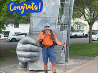 Coast path charity walk beats fund-raising target