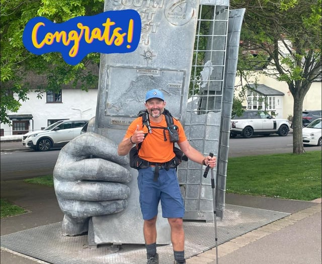 Coast path charity walk beats fund-raising target