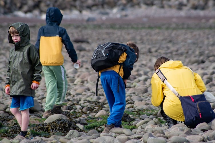 Young and old alike will be taking part in a community litter pick on Minehead beach on Saturday.
