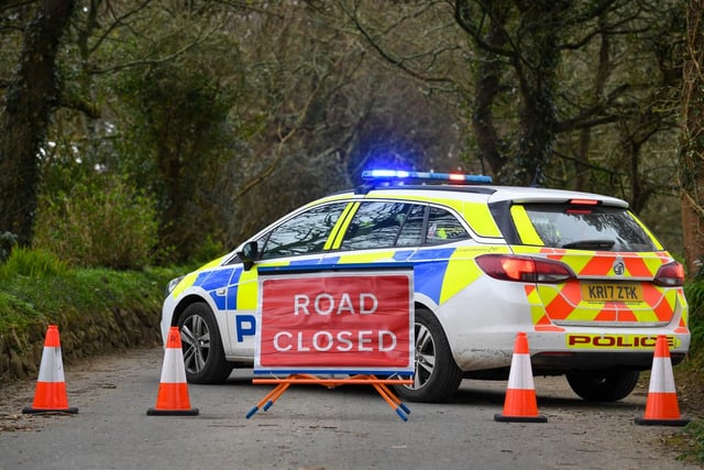 Two people arrested after police pursuit on A38