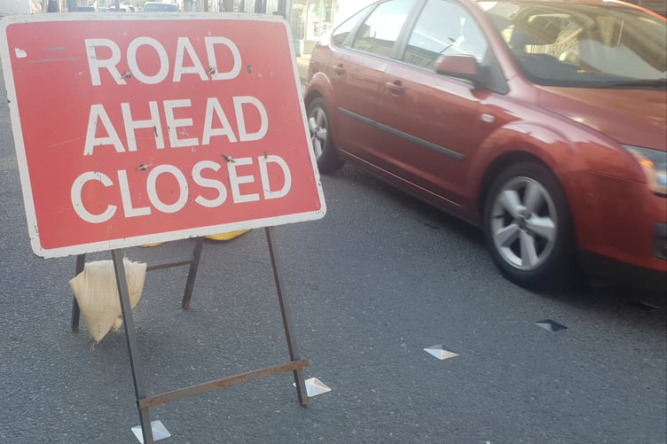 Roads to be closed for public works in West Somerset and Exmoor.