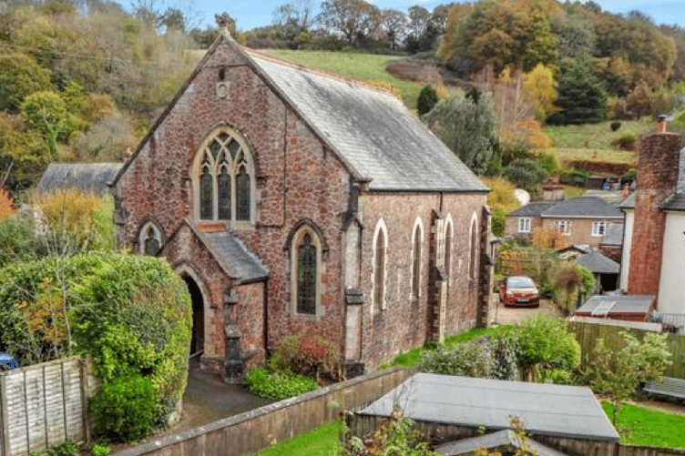 The new owner of Roadwater Methodist Church wants to convert it into a house. PHOTO: Architectural Studio SW.