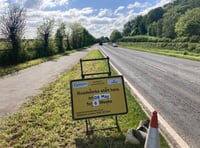 Six-weeks of A39 roadworks to complete cycle route this summer
