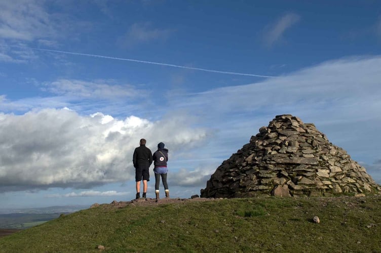 The risk of wildfires means the National Trust has dropped plans for a VE Day's 80th anniversary beacon lighting at Dunkery Beacon. PHOTO: National Trust.