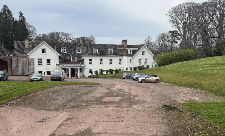 Luxury Exmoor hotel Croydon Hall, where owner Jeremy Millins wants to stage fireworks displays and hold outdoor parties. PHOTO: Rappor.