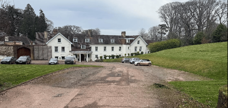 Luxury Exmoor hotel Croydon Hall, where owner Jeremy Millins wants to stage fireworks displays and hold outdoor parties. PHOTO: Rappor.