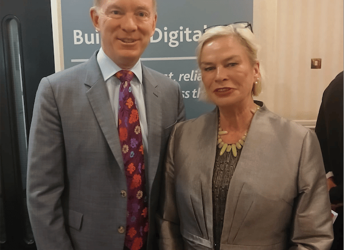 West Somerset MP Rachel Gilmour has been briefed by Telecoms Minister Chris Bryant on broadband delivery across her constituency.
