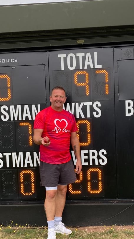 Gary Bennett - snapped up two early wickets for Minehead Seconds