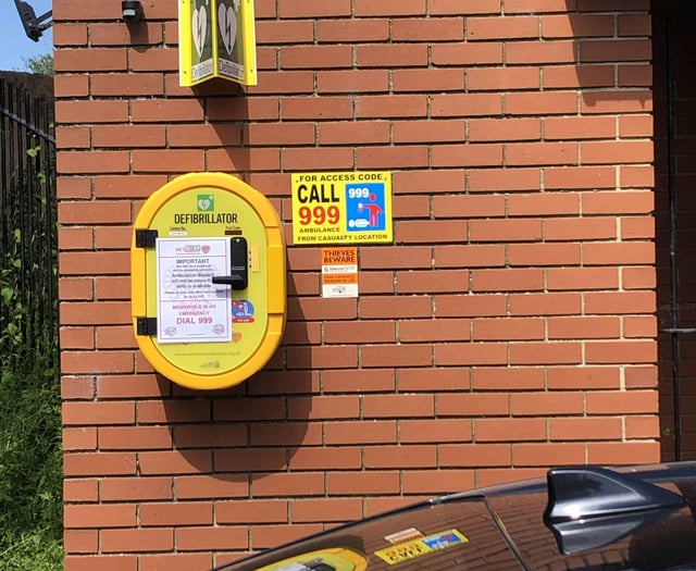 Second defibrillator provided for village