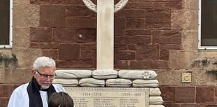 Young poet gives emotional reading for town's VE Day anniversary