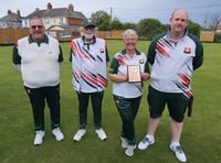 Watchet Bowling Club open season with Bob Hill Triples 