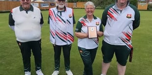 Watchet Bowling Club open season with Bob Hill Triples 