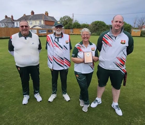 Bob Hill Trophy winners at Watchet