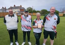 Watchet Bowling Club open season with Bob Hill Triples
