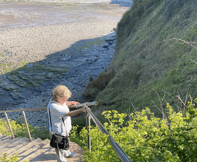 Warning as cliff falls threaten homes and railway line