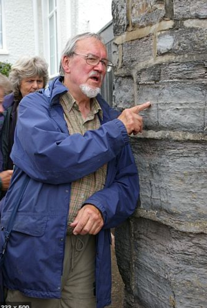 Dr Eric Robinson on one of his guided talks