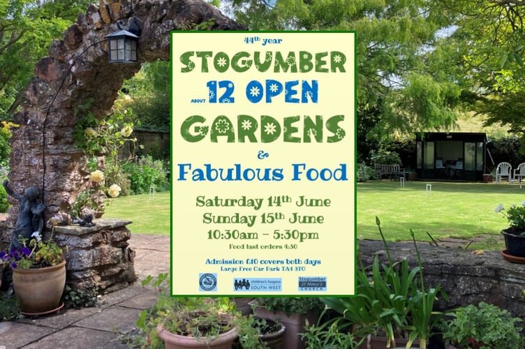 Stogumber open gardens happens in June.