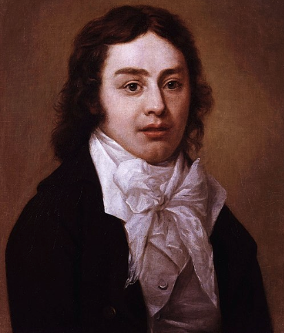 A portrait of the poet Samuel Taylor Coleridge.