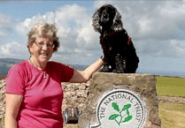 Kathy hanging up boots for last time after two decades of Dunster walking breaks