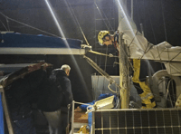 Dangerously drifting yacht rescued by lifeboat