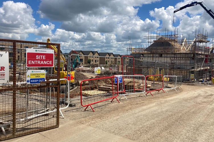 The entrance to Minehead's Rainbow Way council housing estate. PHOTO: Daniel Mumby.