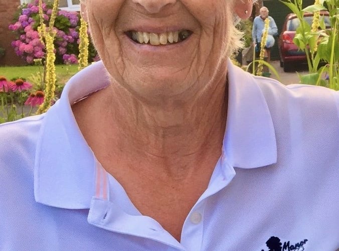 Jenny Swann - won the Senior Ladies Trophy at Oake Manor Golf Club
