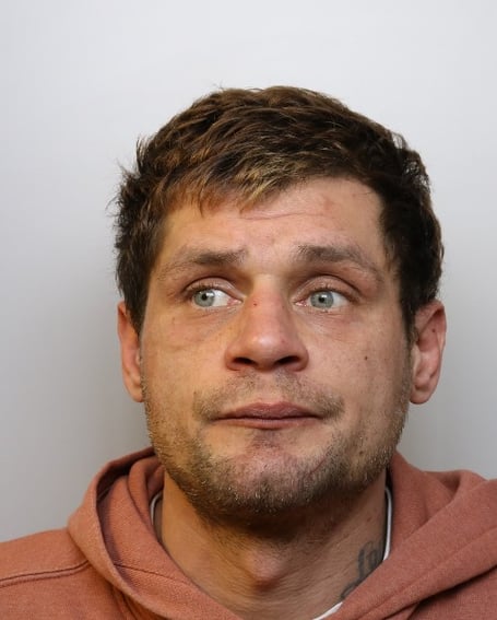 Konrad Hicner admitted four counts of burglary and was sentenced at Taunton Crown Court on May 23