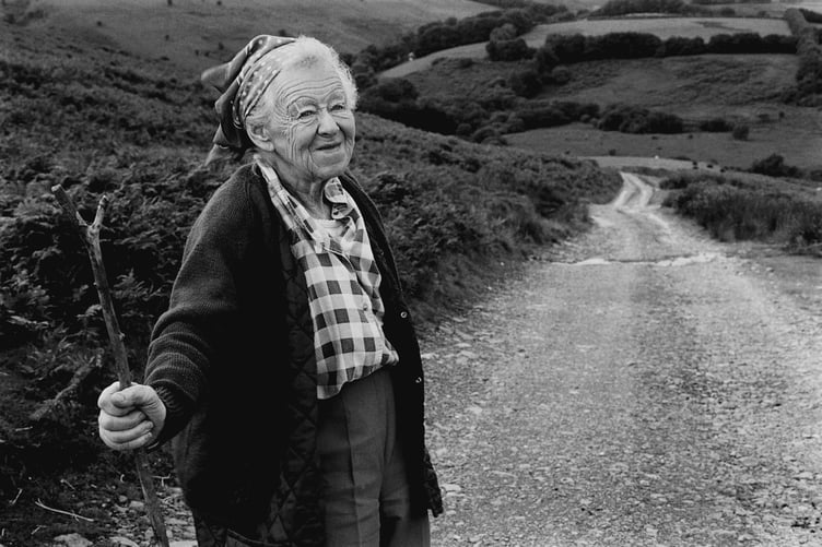 A new digital oral Exmoor archive features one of the national park's most famous residents, the late Hope Bourne. PHOTO: Mark Rattenbury.