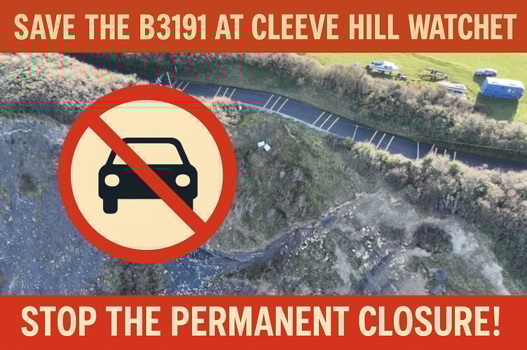 A campaign has been launched to stop the B3191 at Watchet being permanently closed.