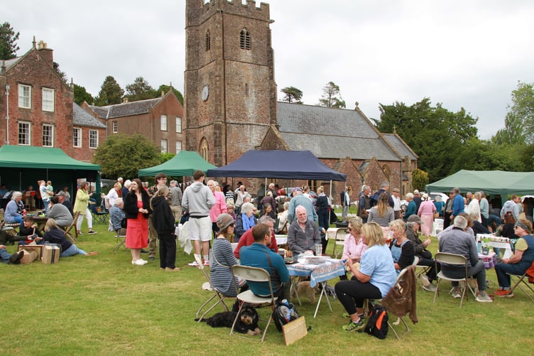 Nettlecombe Church Fete escaped the forecast weekend rain and raised thousands of pounds for the church. PHOTO: George Ody.