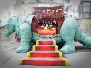 Dining in the belly of an iguanodon