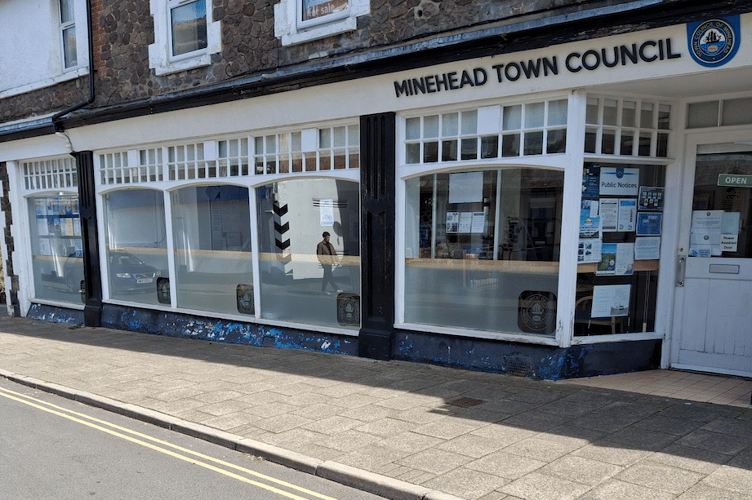 Minehead Town Council's offices in Summerland Road. PHOTO: MTC.