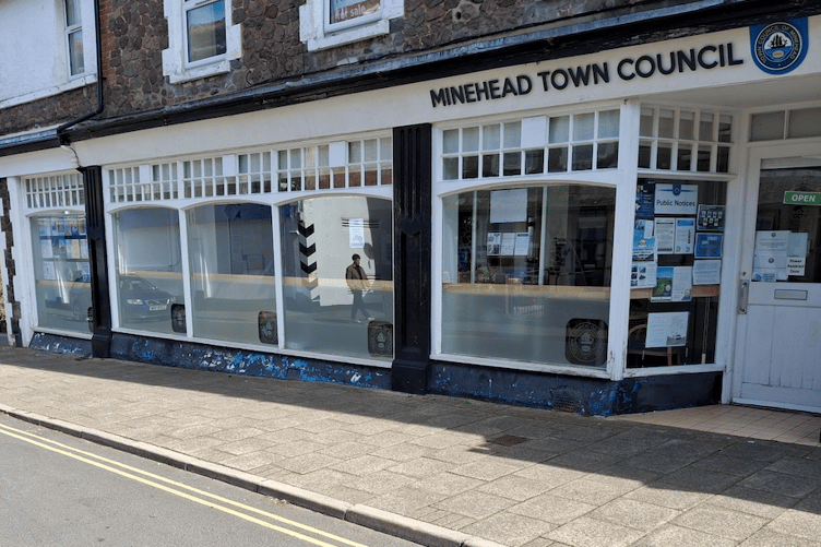 Minehead Town Council's offices in Summerland Road. PHOTO: MTC.
