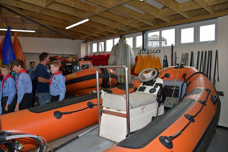A look inside Watchet Sea Scouts new water activity centre. PHOTO: Peter Mather.