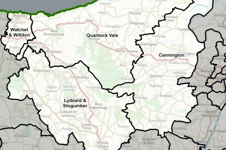 Watchet and Williton will share a unitary council division under proposed boundary changes.