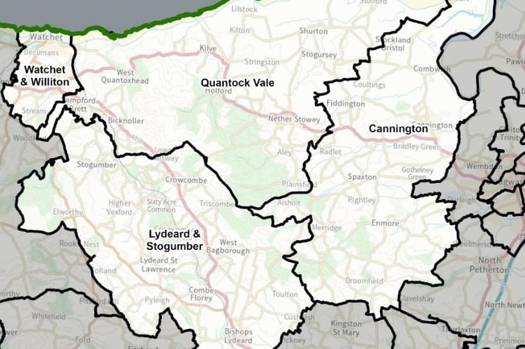 Watchet and Williton will share a unitary council division under proposed boundary changes.