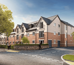 Landscaping changes for proposed retirement flats