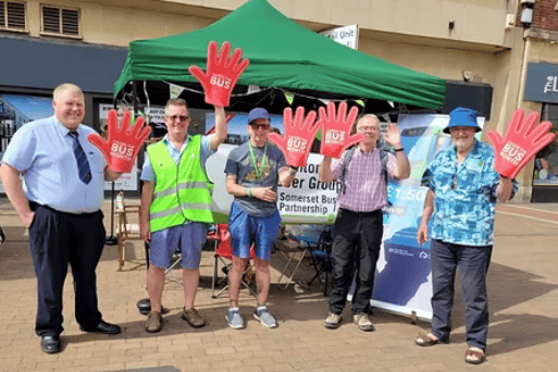 Somerset Bus Partnership needs people to help with stalls in Minehead and Watchet. PHOTO: SBP.