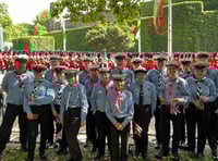 Sea scouts attend King's birthday celebrations
