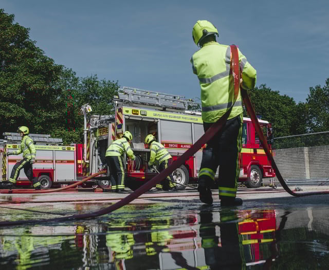 UPDATE: Six fire crews tackle Taunton property fire