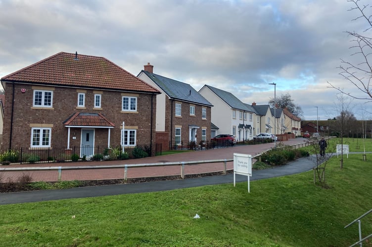 Summerfield Development's Liddymore Park housing estate in Watchet. PHOTO: Daniel Mumby.