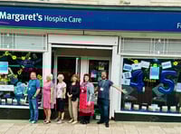 Charity shop prizes to support hospice