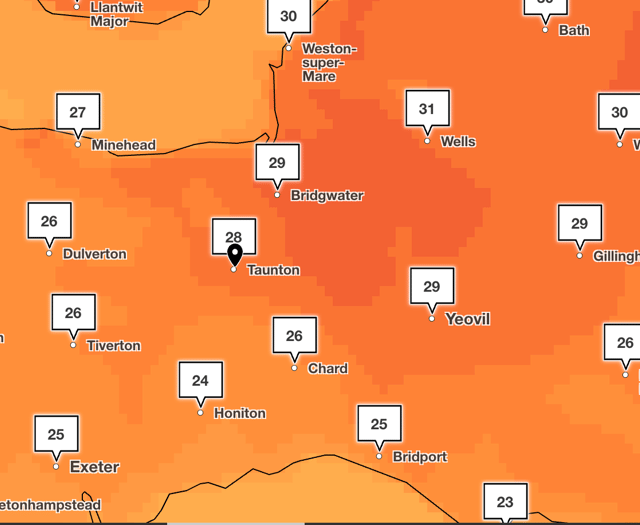 Somerset heatwave prompts health alert