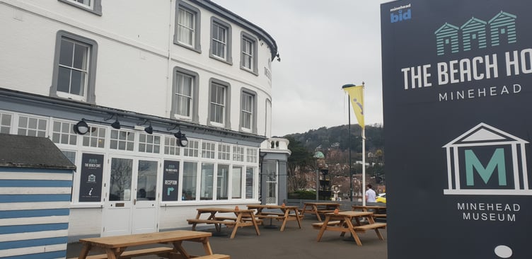 Minehead Museum is located next to the town's Beach Hotel.