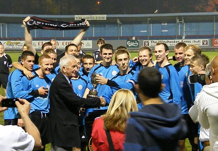 Sampford Blues - County Cup winners in 2011