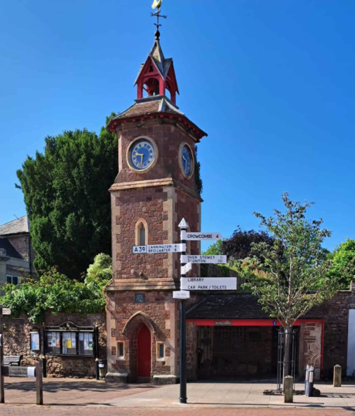 A damaged fingerpost has been restored and put back in place in Nether Stowey. PHOTO: Nether Stowey Parish Council.