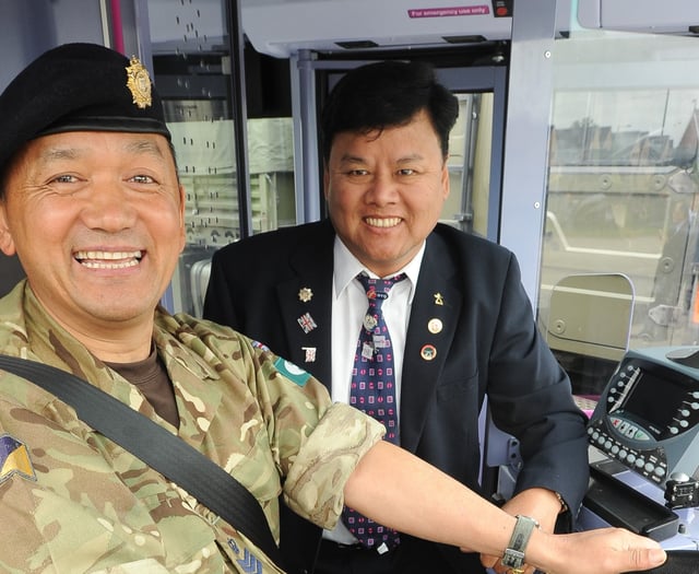 Free bus travel for passengers in military uniform