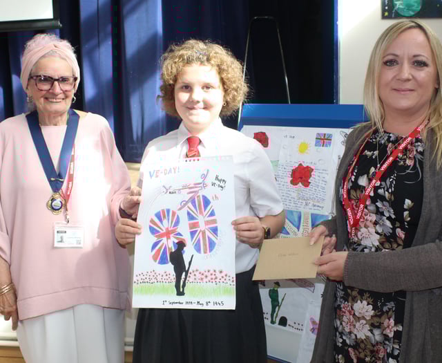 Pupils express what VE Day meant to them